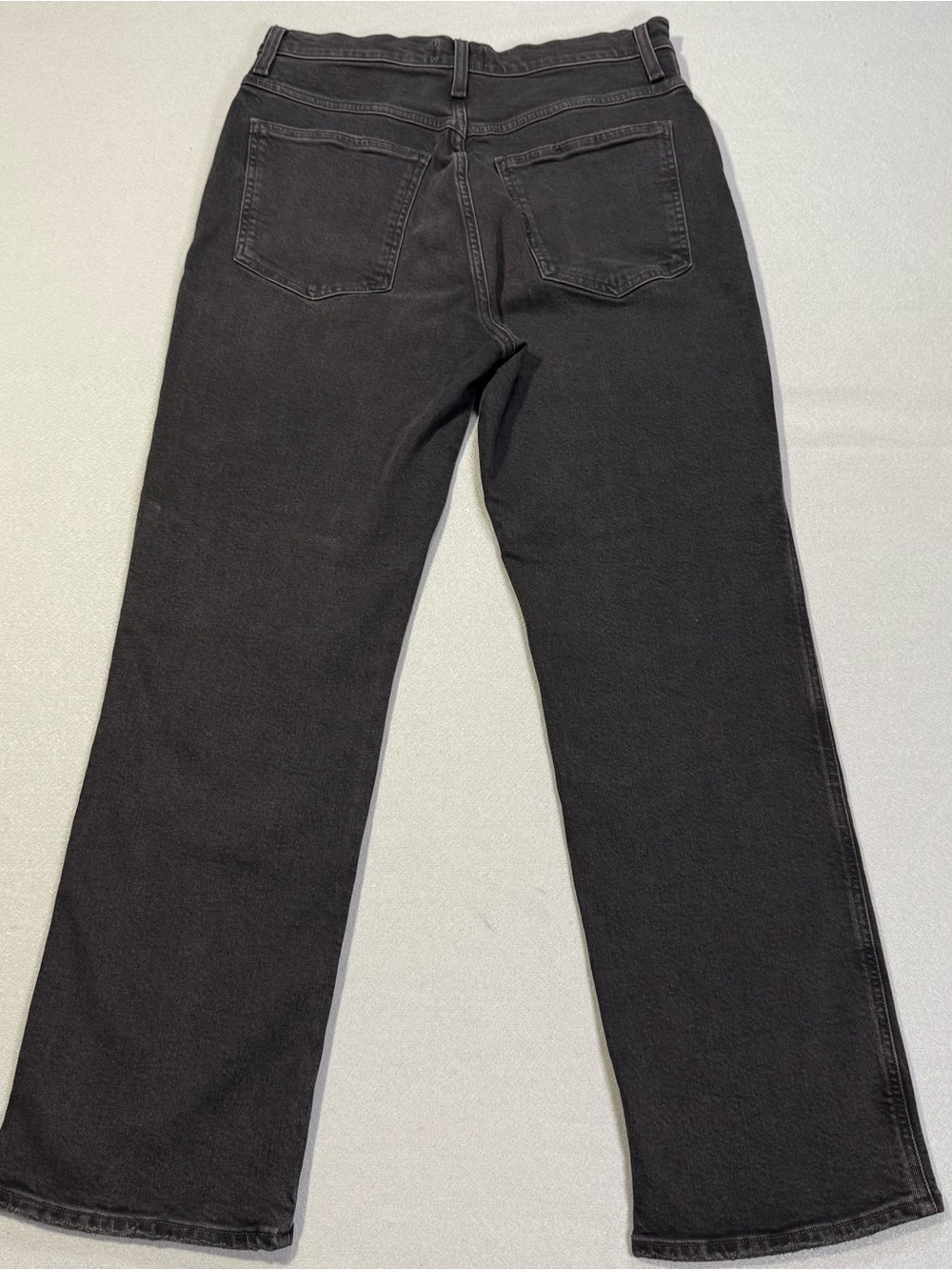 AGOLDE Pinch Waist Jeans Women Size 29 Black/Gray High Rise Straight Leg Cotton - Picture 12 of 16